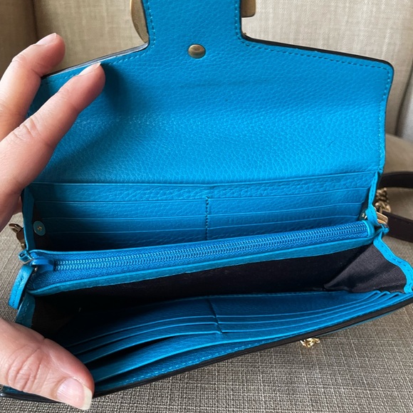 Authentic GUCCI GG Marmont bifold long wallet 400586.2184 (D7024) - Picture 5 of 16